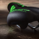 Venzo Comfortable Bike Bicycle Saddle Seat - for MTB, Road, Exercise, Trekking, Folding, Hybrid & Cruiser Bikes - XC Saddle Seat in Green