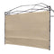 Canopy Sunwall 1pc, Tent Sidewall for 10x10ft Pop Up Canopy Waterproof with Silver Coating for 3M Straight Leg Gazebos Outdoor Instant Canopies, 1 Pack Beige Sidewall Only