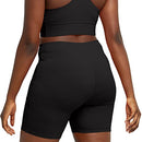 Hanes Women's Stretch Jersey Bike Short, Black, Small