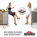 X-PROTECTOR Non-Slip Furniture Pads 16 PCS - 50 mm Premium Furniture Grippers! Best Self-Adhesive Rubber Feet for Furniture Feet - Ideal Non-Skid Furniture Pads - Keep Furniture in Place!