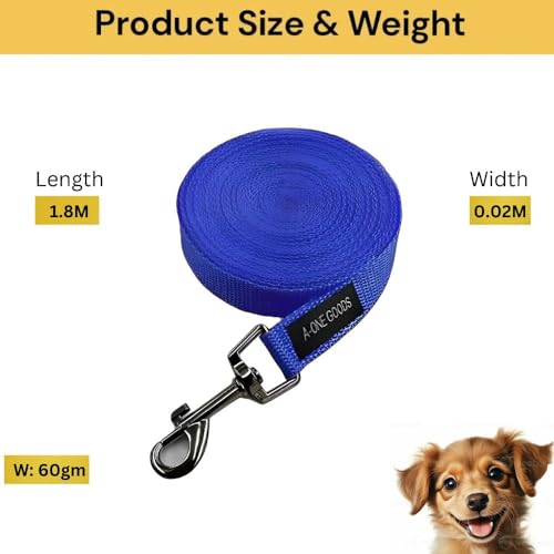 Dog Training Leash 50ft, 30ft, 20ft, 15ft and 6ft Long Leads, Dog Training | Extra Long Dog Leash with Handle Great for Puppies & Dogs Training |Dog Leash| Nylon Durable Traction Rope