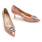 C.Paravano Women's Pumps | Dress Shoes for Women | Pumps for Women | Kitten Heels Pumps | High Heels for Women | Pointed Toe Pumps, Pink E8, 6