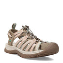 KEEN Women's Whisper Closed Toe Sport Sandals, Taupe/Coral, 10.5 US
