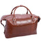 Stylish Duffel Bag, Leather, Mid-Size, Brown - Amore | Siamod - 25084