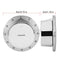 Mechanical Kitchen Timer 60 Minute Timing with Magnet Backing Loud Alarm Stainless Steel Body Mechanical Timer Home Cooking Baking Timer Silver(Silver)