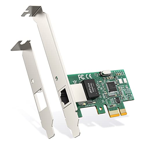 1.25G Gigabit Ethernet Server Network Adapter with Intel I210 Chipset RJ45 Network Card PCI Express 10/100/1000 NIC Ethernet Network Card Compatible for Windows Server/Linux/Ubuntu/VMware