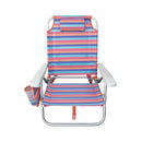 Hurley Deluxe Backpack Beach Chair, One Size, Sherbet