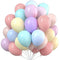 Party Pastel Balloons 100 Pcs 10" Macaron Candy Colored Latex Balloons for Birthday Wedding Engagement Anniversary Christmas Festival Picnic or Any Friends & Family Party Decorations - Multicolor