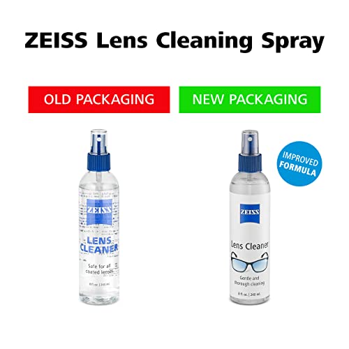 Zeiss Lens Care Pack - 2-8 Ounce Bottles of Lens Cleaner, 2 Microfiber Cleaning Cloths