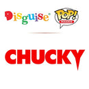 Disguise all ages Chucky Pop! Mask, Funko Child's Play Chucky Mask Accessory and Wall Art Disguise Costumes Children s Costume, Chucky, Regular fit Oversize look US, Chucky, Regular fit, Oversize look