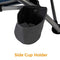 Pacific Pass Lightweight Camp and Beach Chair w/Built-in Cup Holder, Includes Carry Bag - Navy/Gray