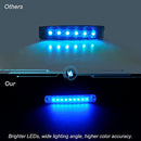 UCINNOVATE 8 PCS Marine Boat Lights, Utility Led Interior Lights for Boat Deck Courtesy Cockpit Decoration Light, 12V Waterproof Pontoon Boat Kayak Led Lights (Blue)