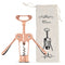 ﻿﻿Joejis Wing Corkscrew Bottle Opener - Wine Cork Screw - Remove Beer Olive Oil Multifunctional Corks and Caps - Deluxe Storage Bag - Rose Gold