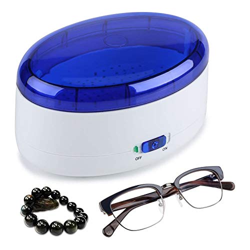 Serlium Jewellery Cleaner, Ultrasonic Cleaning Machine with High Capacity for Rings, Earrings, Glasses, Cosmetic Brushes, Watches, Coins