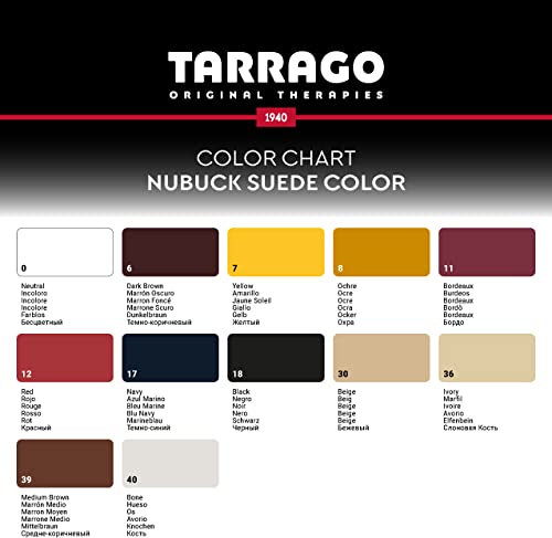 (Black 18) - Tarrago Nubuck Colour with Applicator Sponge 75Ml. Black 18