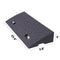 2Pack 4" Rise Rubber Curb Ramps Heavy Duty Driveway Curb Ramp 17000 Lbs Car Slope Ramp for Sidewalk Cars RV Trucks Shed Access Bike Pets Scooter Wheelchair 23.6x9.8x4inch (4'' Rise)