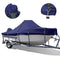 Zenicham 900D Center Console Boat Cover - Heavy Duty Boat Cover for Center Console Boat, Waterproof Trailerable Boat Cover, Boat Cover Fits 16' - 18.5', Beam Width Up to 98'' W, Navy