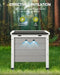 CO-Z Topnotch Weatherproof Outdoor Wooden Bunny Rabbit Hutch Pet Cage Cat Shelter in White