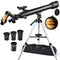 [2023 Upgraded] Telescopes for Adults Astronomy, 70mm Aperture 700mm AZ Mount Astronomical Refracting HD Telescope for Kids Beginners Telescope with Adjustable Tripod, Nylon Bag, Phone Adapter