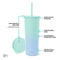 Simple Modern Insulated Tumbler with Lid and Straw | Iced Coffee Cup Reusable Stainless Steel Water Bottle Travel Mug | Valentines Gifts for Him & Her | Classic Collection | 24oz | Cool Mint