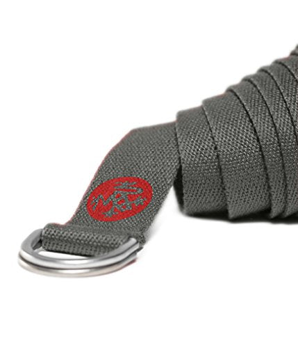 Manduka Unfold Yoga Strap - Lightweight Cotton, Secure, Slip Free Support, Various Sizes and Colors