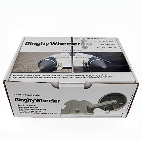 Marine Flip-up Retrackable Dinghy Wheels Pair Nylon Inflatable Boat Launching Wheels/Boat Dolly