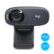 Logitech C310 HD Webcam, HD 720p/30fps, Widescreen HD Video Calling, HD Light Correction, Noise-Reducing Mic, for Skype, FaceTime, Hangouts, WebEx, PC/Mac/Laptop/MacBook/Tablet - Black