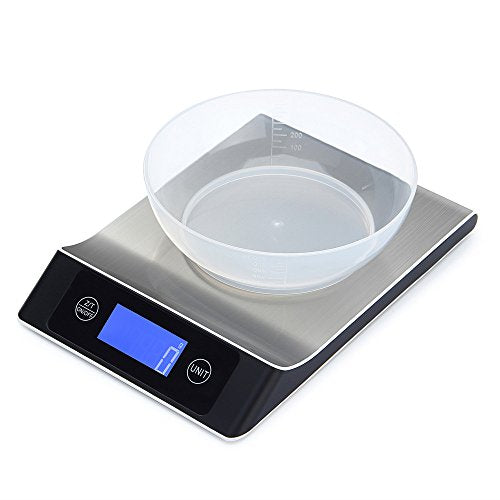 Disenkelubo Digital Kitchen Scale 33lb 15kg Food Scale Precise Cooking Scale and Baking Scales Digital Weight