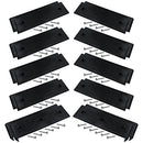 NOVINO 16PCS Boat Trailer Bunk Slide Pads and 4PCS Boat Trailer Glide Bunk Enders for Launching & Loading Boat on/Off Trailer Easier, 3" x 10" Boat Trailer Bunk Slicks