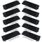 NOVINO 16PCS Boat Trailer Bunk Slide Pads and 4PCS Boat Trailer Glide Bunk Enders for Launching & Loading Boat on/Off Trailer Easier, 3" x 10" Boat Trailer Bunk Slicks