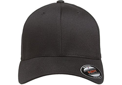 Flexfit 6277 Wooly Combed Twill Cap Black