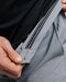 Primo Golf Jogger, Lightweight Four-Way Stretch Golf Pant, 4 Pockets, Inner Gel Waistband, Elastic Zipper Ankles, Light Gray, 30W x 26L Short