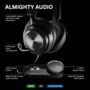 SteelSeries Arctis Nova Pro Wireless + Bluetooth - PC, PlayStation & Switch - Active Noise Cancellation - Dual 36+ Hour Battery System - AI-Powered Noise-Cancelling ClearCast Gen 2 Microphone