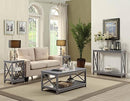 Convenience Concepts Oxford Console Table with Shelf, Gray