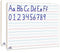 Dry Erase White Board 9"X12" Wipe Off Lap Board Lined Board