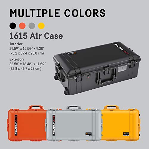 Pelican 1615 Air Case Without Foam, Black