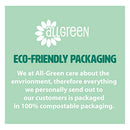 All-Green 6 Litre x 50 Compostable Bags - Kitchen Caddy Liners - Food Waste Bin Liners - EN 13432-6L Bags with Composting Guide