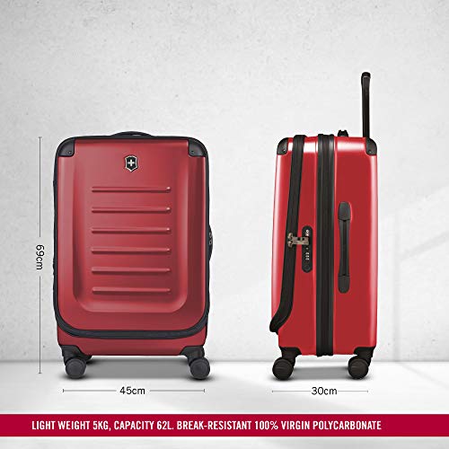 Victorinox 601351 Spectra 2.0 Spectra Hardside Expandable Suitcases Red 69 Centimeters