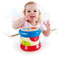 Hape Baby Drum Battery Operated Musical Percussion Instrument Wooden Toy Kids 6m