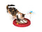 Catit 43000 Play 3 in 1 Circuit Ball Toy with Scratch Pad Red 1 Count (Pack of 1)
