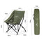 Naturehike Camping Chair, Free-Installation Upgraded Folding Portable Chair, Max Weight 120kg Widen and Enlarged Moon Chair for Outdoor Camping Fishing Picnic (Green)
