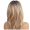 Blonde Wigs Women Long Curly 18 inch Light Blonde Hair Wigs Synthetic Layered Long For White Women Girls With Dark Roots