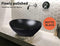 Ceramic Basin Bathroom Sinks Hand Wash Bowl Vanity Above Counter Matte Black