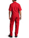 Dickies Men's Short-Sleeve overalls and coveralls workwear apparel, Red, Small US