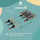 BEARTOP Wine Rack | Bottle Rack | Wine Bottle Holder for Fridge or Shelf | Metal Wine Rack | Rustproof | Bottle Holder Fridge | Fits up to 3 Bottles