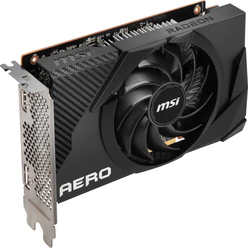 MIS Radeon RX 6400 AERO ITX 4 GB GDDR6 PCI-Express Graphics Card