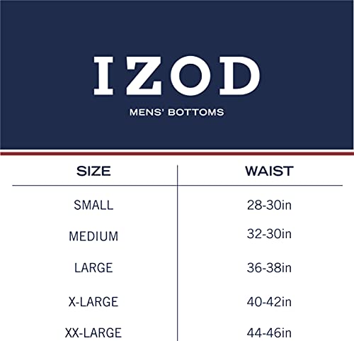 IZOD Men's Performance Underwear - Spandex Athletic Boxer Briefs, Size Large, Black/Red/Blue Grey