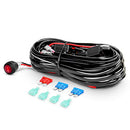 Nilight ZH411-A 12Inch 12 Inch 300W Triple Row Flood Spot Combo 30000LM Led Off Road Lights for Trucks with 16AWG Wiring Harness Kit