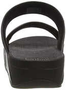 Fitflop Women's LULU Leather Slides Schiebe-Sandalen, All Black, 5 UK, All Black, 5 UK