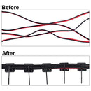 Viaky Zip Ties and Mounts Cable Ties Wire Tie Base Reusable (Medium, Black)